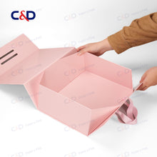 Load image into Gallery viewer, Collapsible Box with Handle / Large size - Xiamen C&D Paper & Pulp Co., Ltd