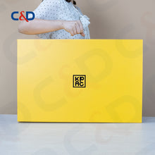 Load image into Gallery viewer, Customized paper box Four Corners Glued Foldable Paper Box XXL size With Handle folding paper box - C&D PAPER PACKAGING