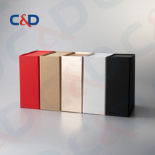 Load image into Gallery viewer, FOLDABLE PAPER BOX WITH OR WITHOUT RIBBON HANDLE-IN STOCK - C&D PAPER PACKAGING