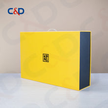 Load image into Gallery viewer, Customized paper box Four Corners Glued Foldable Paper Box XXL size With Handle folding paper box - C&D PAPER PACKAGING