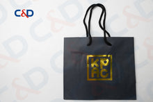 Load image into Gallery viewer, LUXURY SHOPPING PAPER BAG WITH CUSTOMIZED LOGO - C&amp;D PAPER PACKAGING

